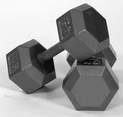 Hex Dumbbells 55 lb.-75 lb. Set