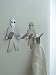 Kitchen & Housewares : Mr & Mrs Humour Hangup Coat Hooks