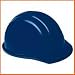 Blue (4 point) Liberty Slide Suspension Cap Style (Lot of 12 Hard Hats)