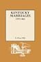 Kentucky Marriages, 1797-1865