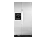 Review Whirlpool  / Whirlpool ED5FHEXTS 25.3 cu. ft. Side-by-Side Refrigerator with 3 SpillGuard Glass Shelves, Clear Humidity-Controlled Crispers, Adjustable Gallon Door Bins and Backlit Slide Controls: Stainless Steel
