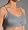 Coobie Strappy V-Neck Lace Trim Bra (9042) one size/Medium Grey