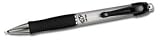 Q7 Retractable Needle Point Pen, Silver Barrel/Black Ink, Sold as 1 each