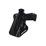Leather Check-Six Holster for Springfield XD CMP-Left (Black)