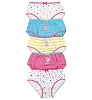 5 Pack Pure Cotton Peppa Pig Briefs