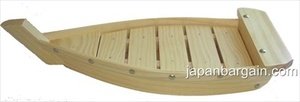 Wooden Sushi Boat Serving Tray 16.5in