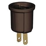Cooper Wiring Keyless Lamp Socket Adapter 738B-BOX