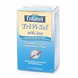 Enfamil Tri-Vi-Sol Supplement Drops, Vitamins A, D & C with Iron for Infants & Toddlers 1.66 fl oz (
