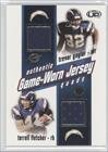 2002 Pacific Heads Up Game Worn Jersey Quads #31 - Fletch/Gayl/Jenk/McCrary