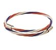 Guitar String Bracelet - Red, White & Blue