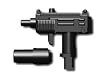 Uzi with Silencer (Black) - LEGO Compatible Minifigure Piece