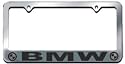 BMW License Plate Frame with logo Chrome