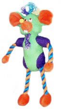 Vo-Toys Double Partners Baseline Mouse Dog Toy