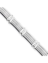 Sterling Silver Fancy Bracelet QG785-7"