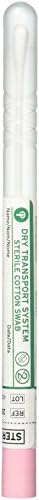 Puritan Medical Product 25-806 1PC BT Dry Tube, Cotton Tip, Plastic HDL, PK 100