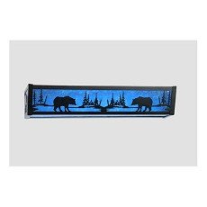 Meyda Tiffany 14238 24 Inch W Black Bear Vanity Light