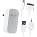 USB Wall Adpt.for Ipod with 3 Cable