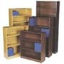 3 Shelf Bookcase, 36x12x48, Mahogany