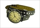 Tokyobay Ladies Austin Black Leather Wrap Bracelet Watch