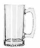 Beer Mug Super Mug, Plain 25 oz 1 Dozen, 12/CS