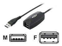 EDNET USB Verlaengerungskabel 5m Aktiv 480 Mbps Plug u. Play USB Stecker A an USB Buchse A Preisvergleich
