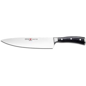 Wusthof Classic Ikon 9-Inch Cook's Knife, Black: Kitchen &amp; Dining