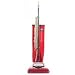 Electrolux Sanitaire Heavy-Duty Commercial Upright Vacuum, 17.5lbs, Chrome/Red