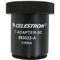 Celestron T-adapter for all Schmidt-Cassegrains. Threads onto Rear Cell.
