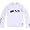 White (slanted logo)