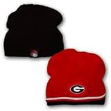 Georgia Bulldogs Knit Hats - One Fit Reversible