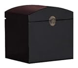 Zodax Le Colonial Lacquered Small Box, Black Lacquer