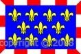  Drapeau Région - Touraine - 150x90 cms