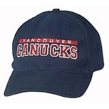 Vancouver Canucks NHL Closeout Adjustable Block Logo Cap