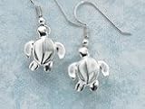 New Sterling Silver Sea Turtle Dangle Earrings Jewelry