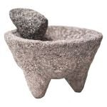 Authentic Mexican Volcanic Rock Molcajete Mortar & Pestle - Smaller Size