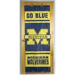 Michigan Wolverines NCAA Door Flag