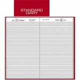 At-A-Glance SD374-13 Standard diary, business daily, tel/expense, 7-1/2 x 9-7/16, red vinyl cover