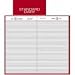 At-A-Glance SD374-13 Standard diary, business daily, tel/expense, 7-1/2 x 9-7/16, red vinyl cover