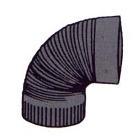 6-30-302c 6 in. 30g Galv Corr Elbow