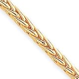 14k 7.5 Inch 4.5mm Polished Fancy Woven Link Bracelet