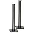 Wood Speaker Stands (Black) (35.5"H X 13"W X 12"D)