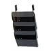 Rubbermaid 19683 Image hot file 3-pocket hanging file set for partitions, mini size, smoke