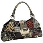 Gigi Chantal Large Jacquard Patchwork Purse