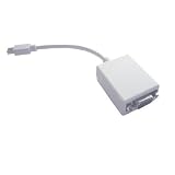 Professional Cable MDP-VGA Mini DisplayPort to VGA 6-in Cable - White