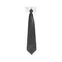New Boys Solid Color Black Clip On Necktie 11" Tie
