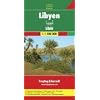 Libyen. Autokarte. 1:1 500 000. Touristische Informationen, Entfernungen im km, Ortsregister