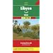 Libyen. Autokarte. 1:1 500 000. Touristische Informationen, Entfernungen im km, Ortsregister