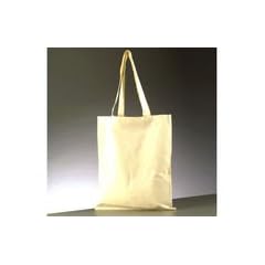 Tragetasche Baumwolle 38 x 42 cm natur lange Henkel