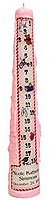 Personalized Countdown Birthday Candles Pink