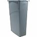 Rubbermaid Commercial LLDPE 23 Gallon Slim Jim Waste Container, Rectangular, 11" Width x 20" Depth x 30" Height, Gray